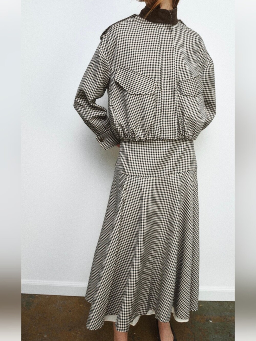 ZARA COMBINATION PLAID SKIRT(S) - Picture 5 of 8